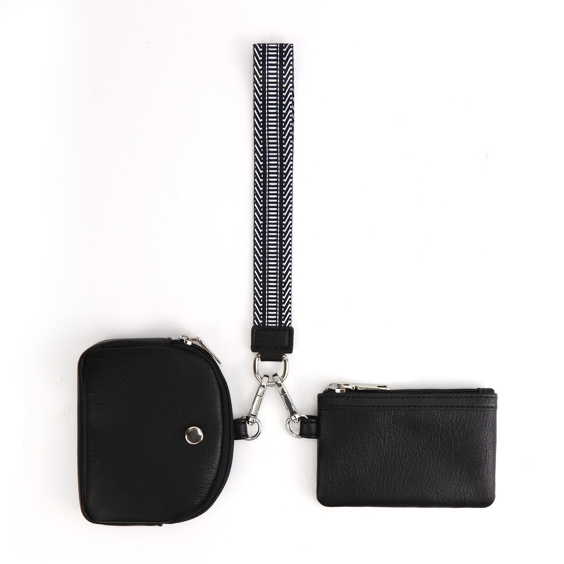 Wholesale Multifunctional Leopard Print Wristlet Bank Card Mini Coin Purse